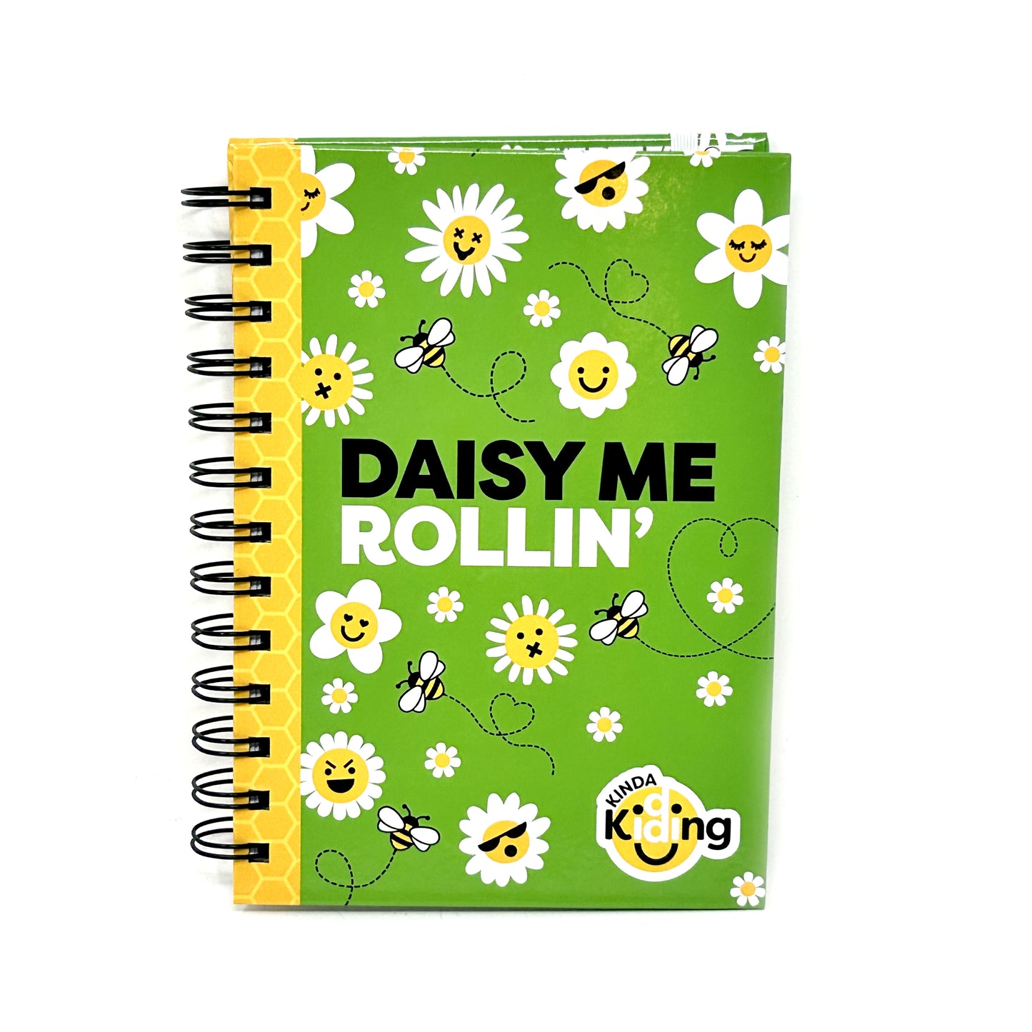 Daisy Me Rollin' spiral notebook