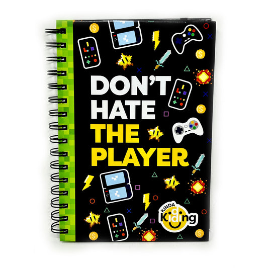 Don't Hate The Player Spiral-Bound Notebook