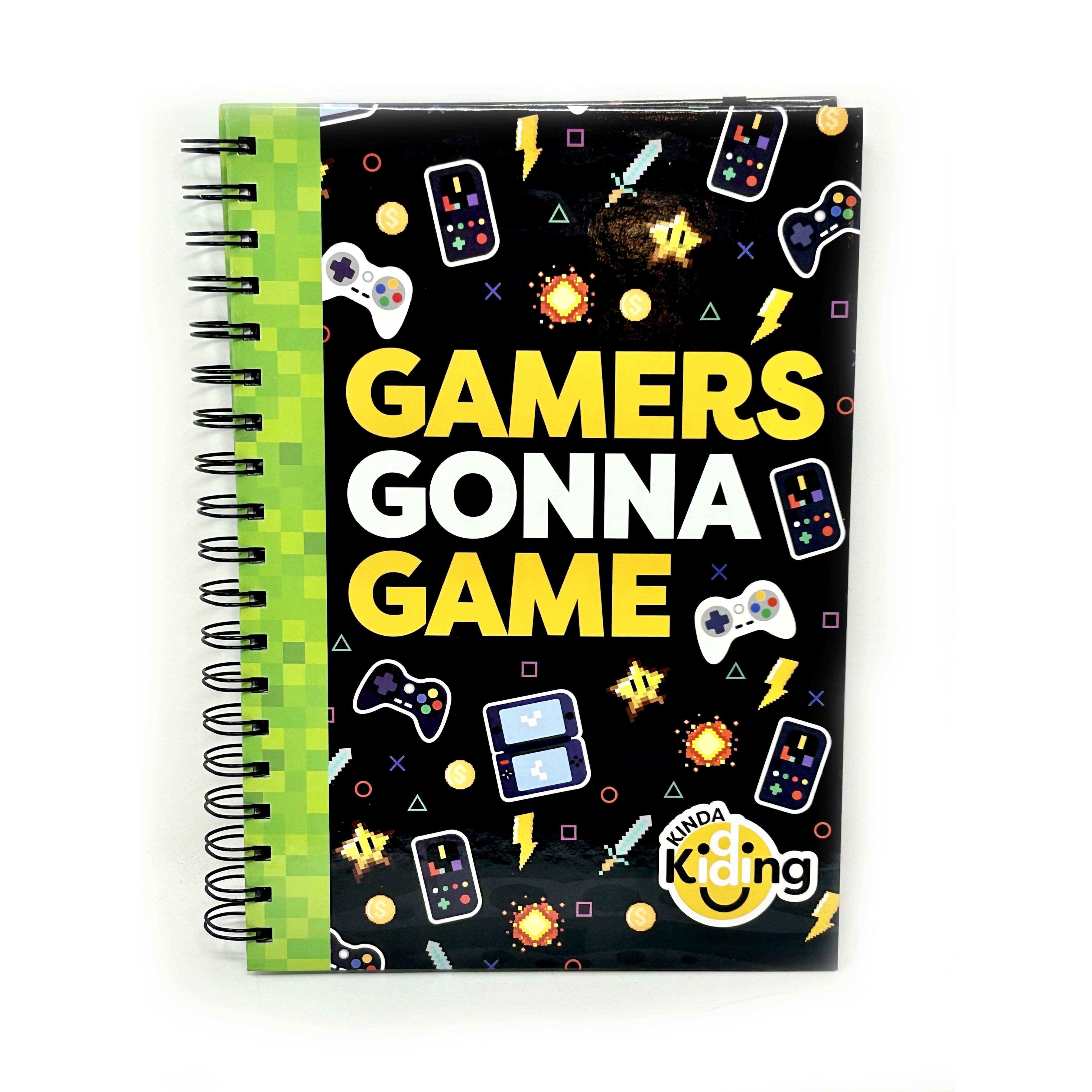 Gamers Gonna Game Spiral-Bound Notebook – kindakidding.com