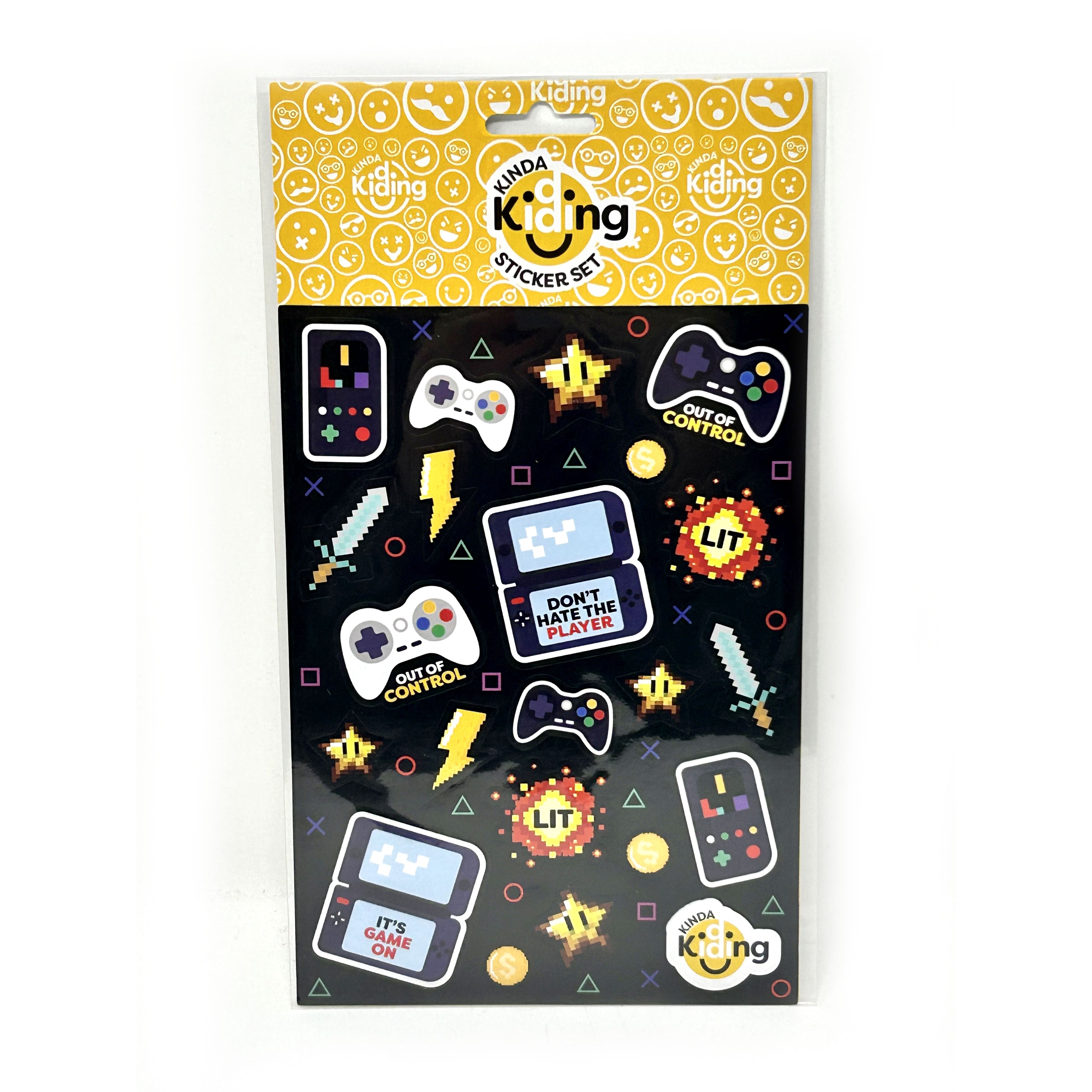 Gamer Sticker Set – kindakidding.com