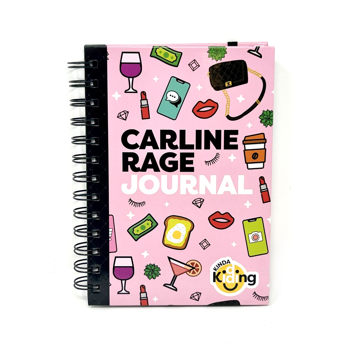 Carline Rage Spiral Bound Journal