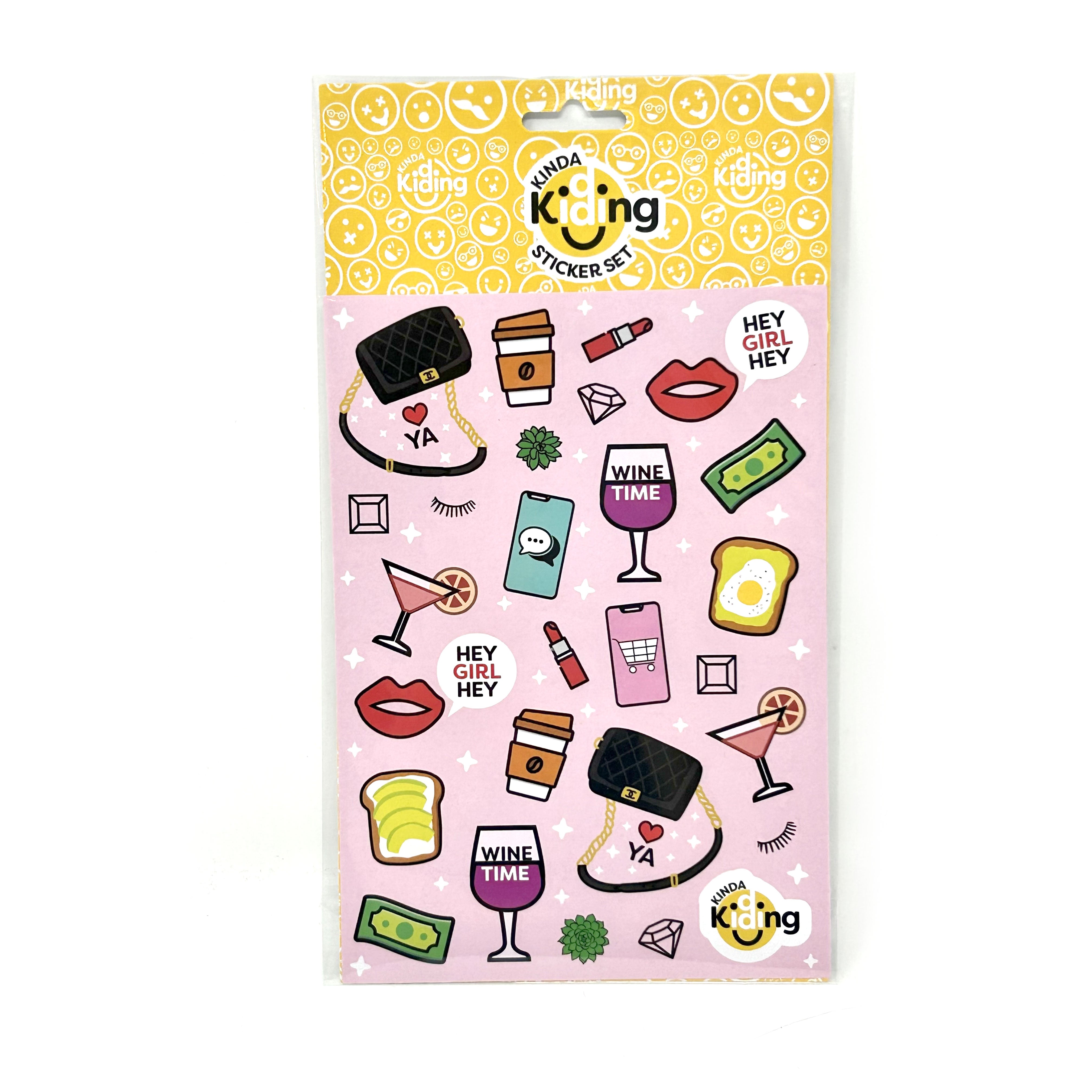 Glam Sticker Set Kindakidding Com