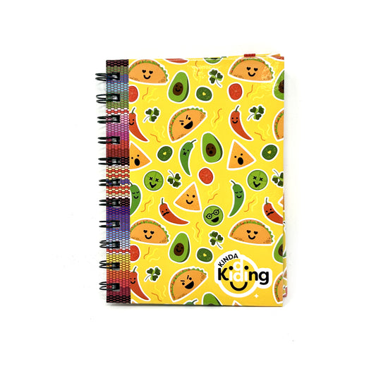 Nacho Pattern Spiral-Bound Notebook